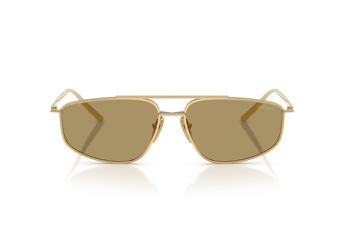 OCCHIALE DA SOLE DONNA | PRADA PR C51S - 5AK70G ORO - CALIBRO 58
