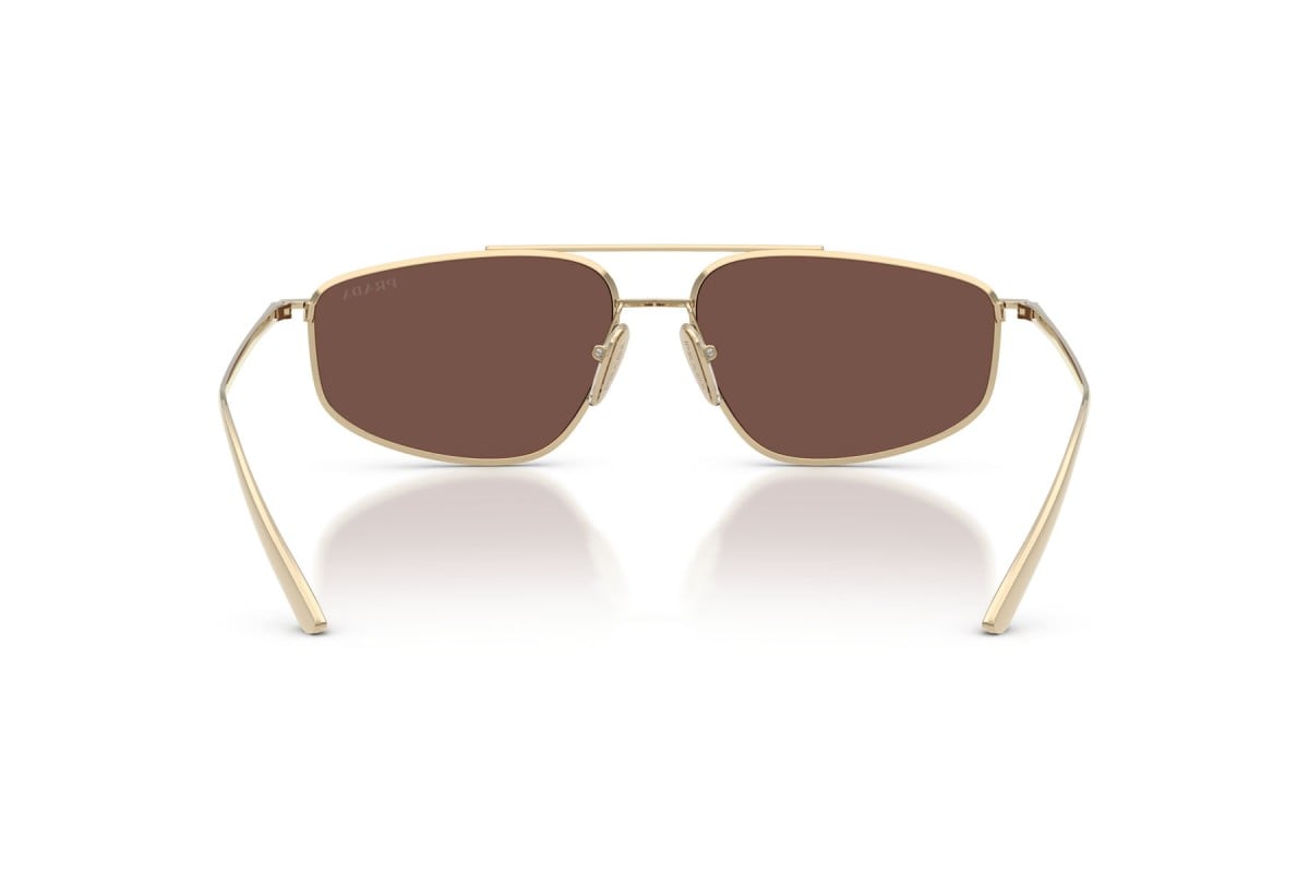 OCCHIALE DA SOLE DONNA | PRADA PR C51S - ZVN80T ORO PALLIDO - CALIBRO 58