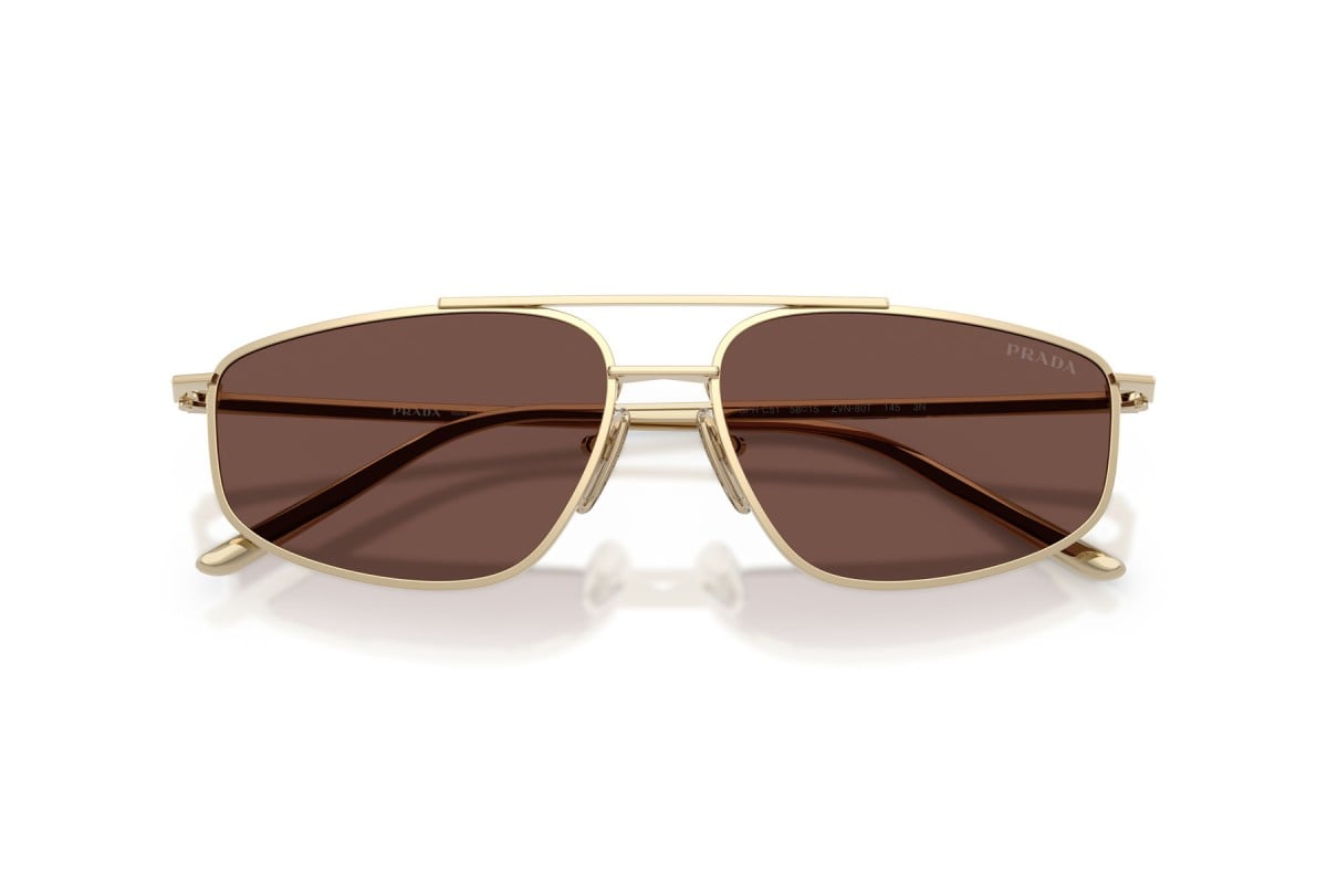 OCCHIALE DA SOLE DONNA | PRADA PR C51S - ZVN80T ORO PALLIDO - CALIBRO 58