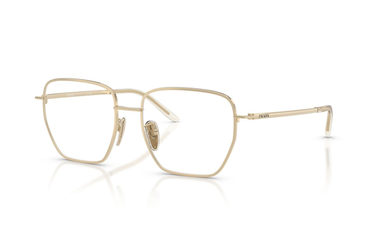 OCCHIALE DA VISTA DONNA | PRADA PR C51VD - ZVN1O1 ORO PALLIDO - CALIBRO 52