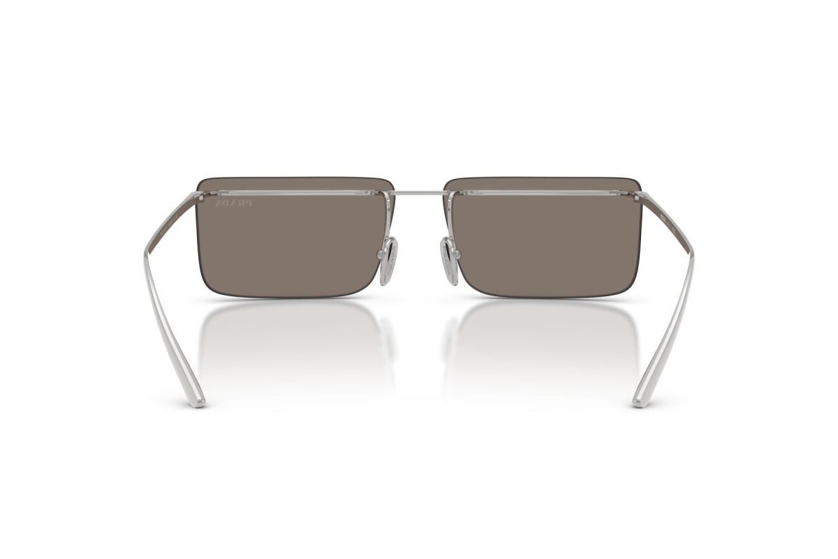 OCCHIALE DA SOLE UOMO | PRADA PR C53S - 1BC60N ARGENTO - CALIBRO 60