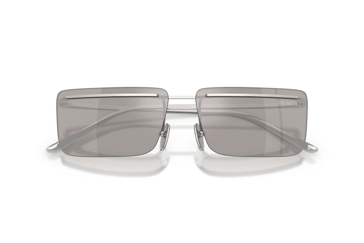 OCCHIALE DA SOLE UOMO | PRADA PR C53S - 1BC60N ARGENTO - CALIBRO 60