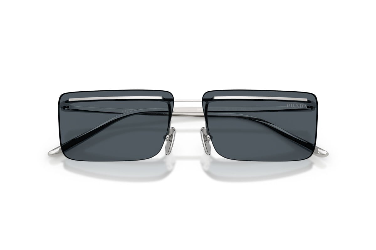 OCCHIALE DA SOLE UOMO | PRADA PR C53S - 1BC70B ARGENTO - CALIBRO 60
