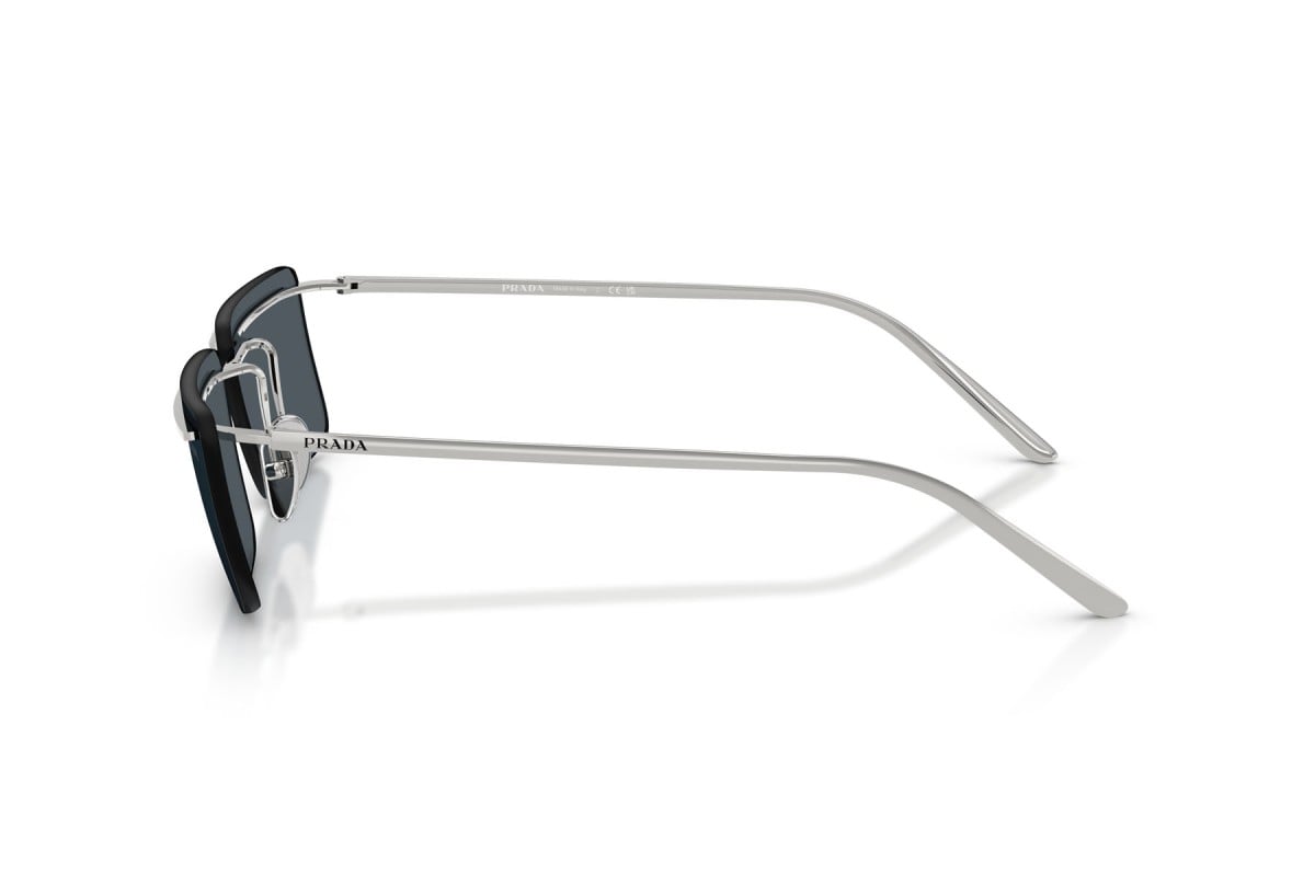 OCCHIALE DA SOLE UOMO | PRADA PR C53S - 1BC70B ARGENTO - CALIBRO 60