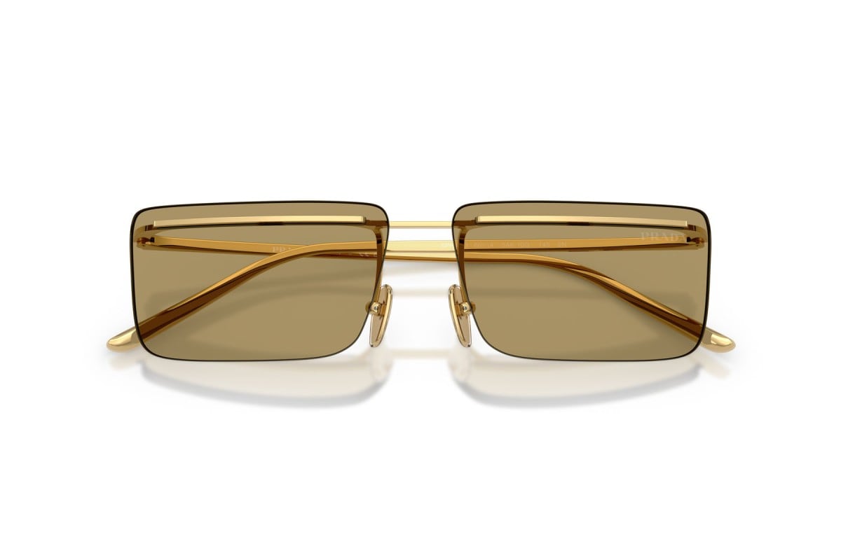 OCCHIALE DA SOLE UOMO | PRADA PR C53S - 5AK70G ORO - CALIBRO 60