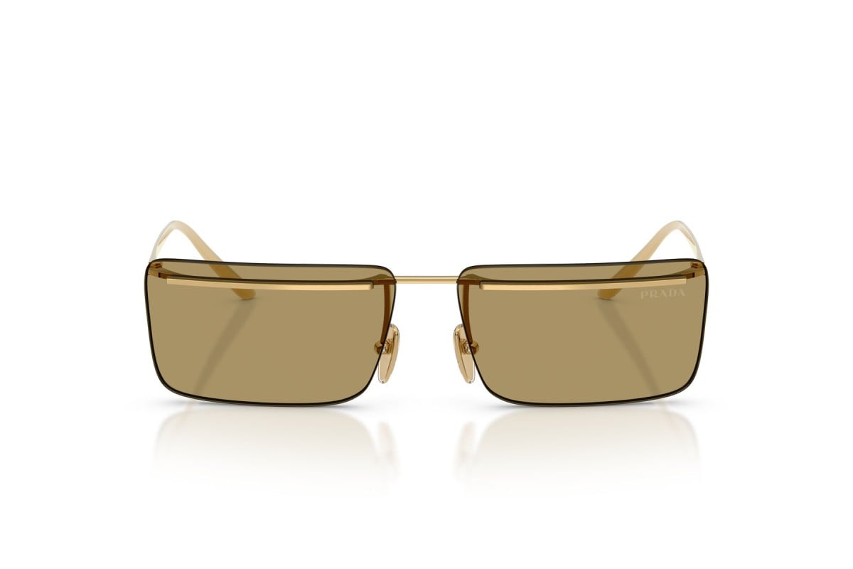 OCCHIALE DA SOLE UOMO | PRADA PR C53S - 5AK70G ORO - CALIBRO 60