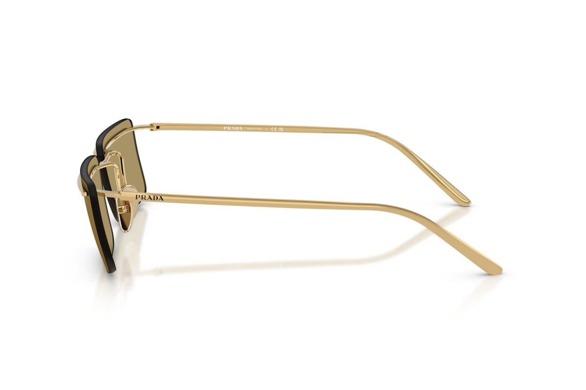 OCCHIALE DA SOLE UOMO | PRADA PR C53S - 5AK70G ORO - CALIBRO 60