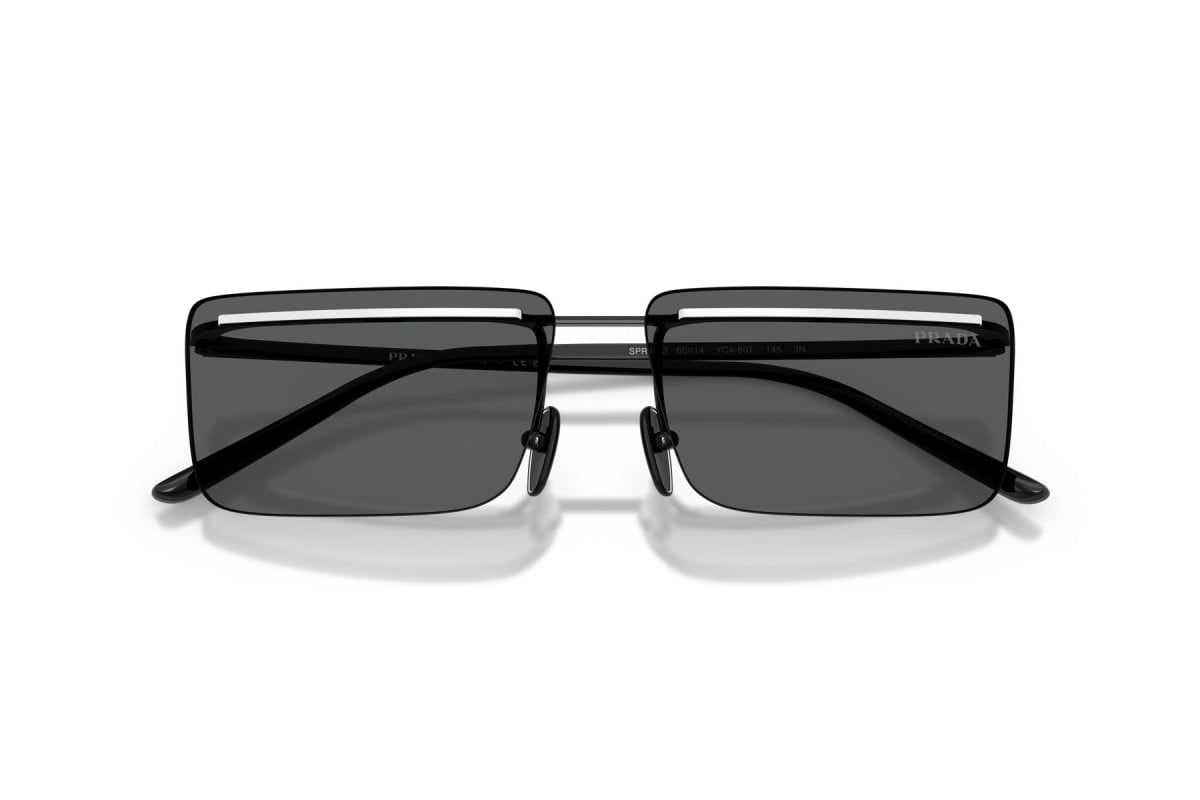 OCCHIALE DA SOLE UOMO | PRADA PR C53S - YC460T BIANCO/NERO - CALIBRO 60