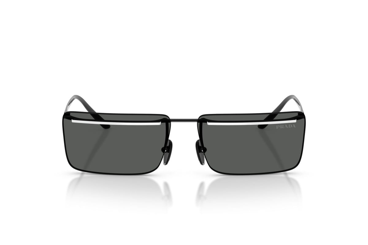 OCCHIALE DA SOLE UOMO | PRADA PR C53S - YC460T BIANCO/NERO - CALIBRO 60