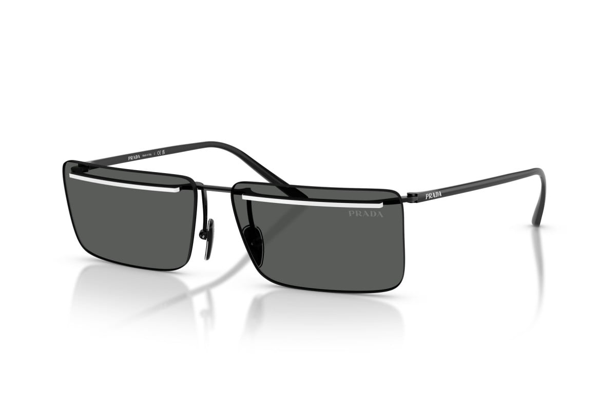 OCCHIALE DA SOLE UOMO | PRADA PR C53S - YC460T BIANCO/NERO - CALIBRO 60