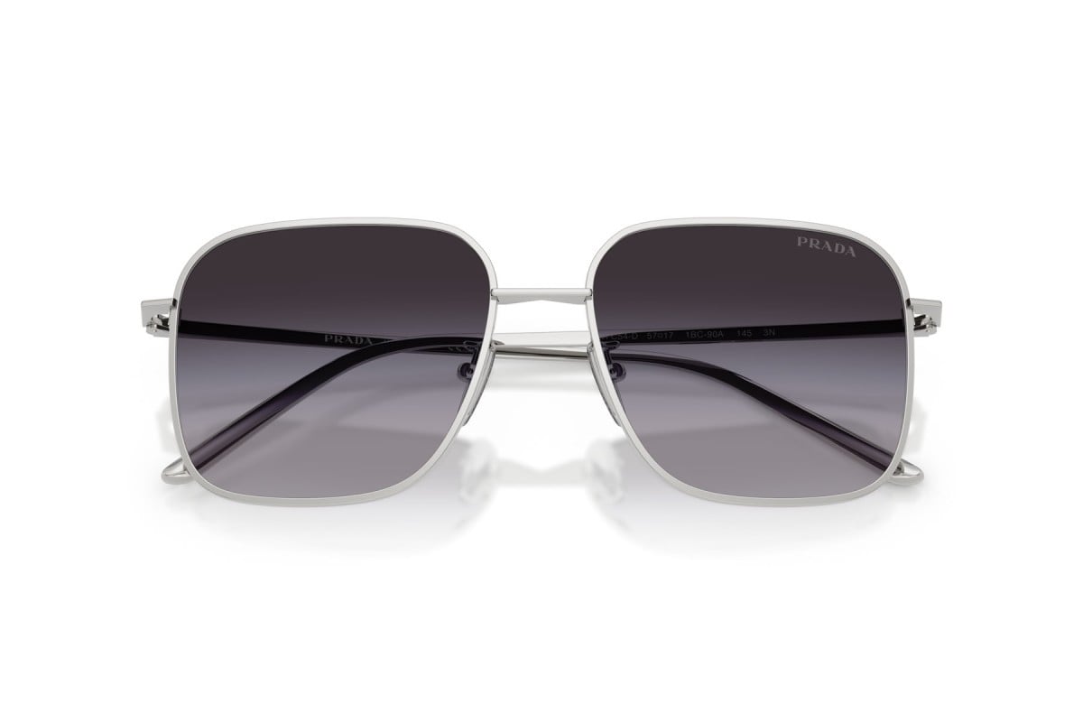 OCCHIALE DA SOLE DONNA | PRADA PR C54SD - 1BC90A ARGENTO - CALIBRO 57
