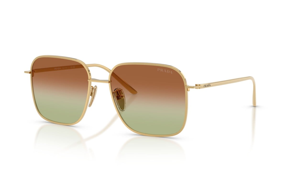 OCCHIALE DA SOLE DONNA | PRADA PR C54SD - 5AK70T ORO - CALIBRO 57