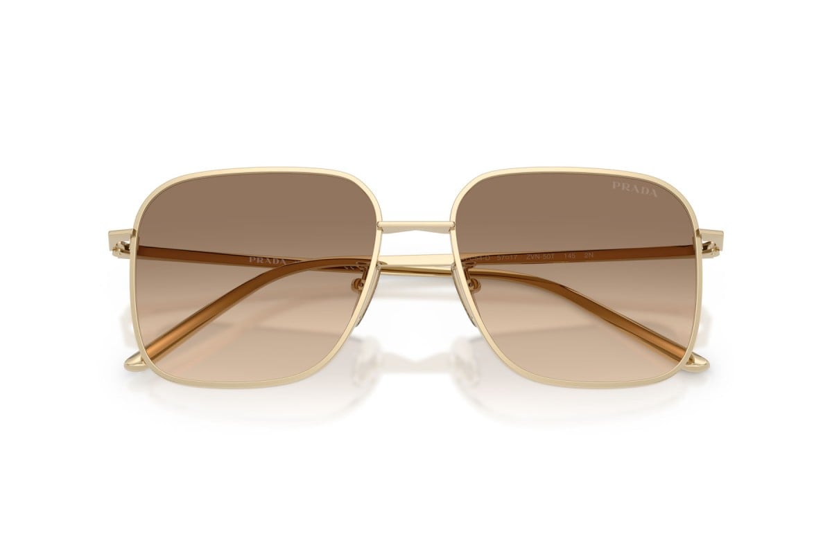 OCCHIALE DA SOLE DONNA | PRADA PR C54SD - ZVN50T ORO PALLIDO - CALIBRO 57