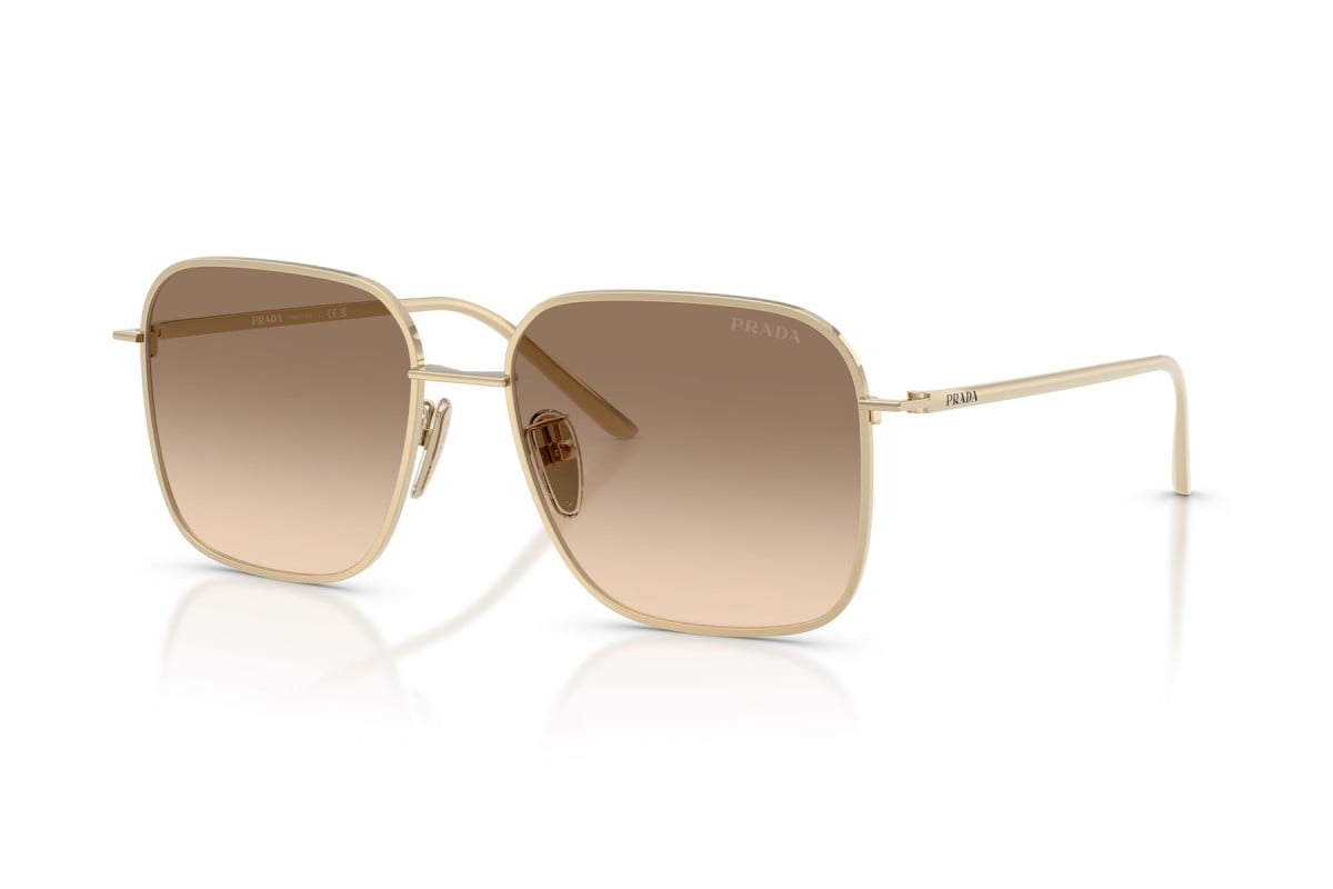 OCCHIALE DA SOLE DONNA | PRADA PR C54SD - ZVN50T ORO PALLIDO - CALIBRO 57
