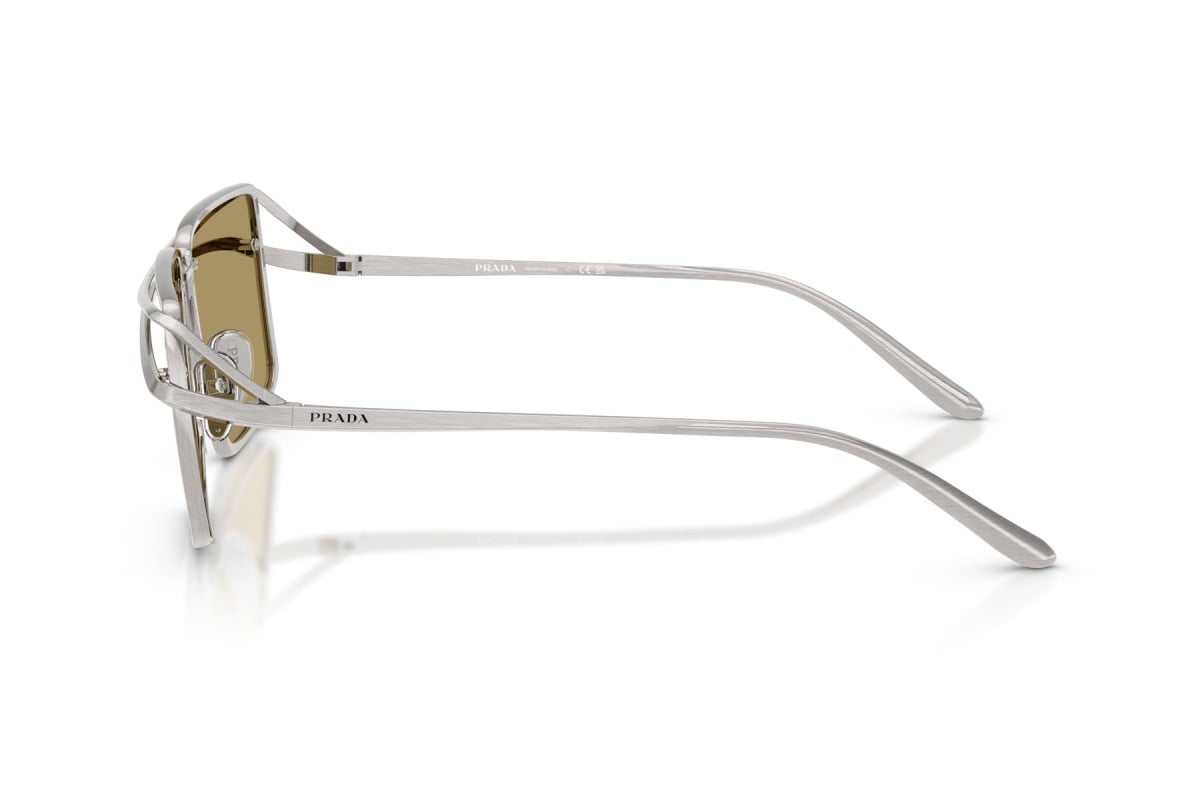 OCCHIALE DA SOLE UOMO | PRADA PR C55S - 28C70G ARGENTO D'EPOCA - CALIBRO 58