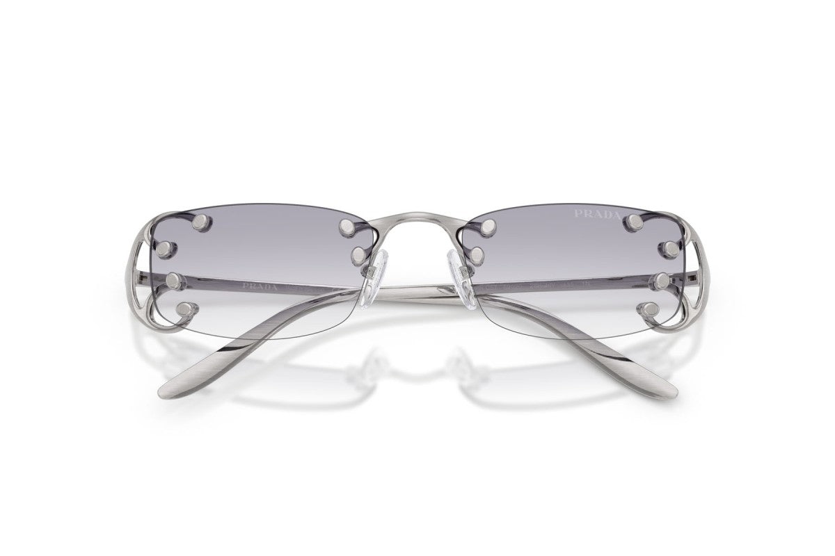 OCCHIALE DA SOLE DONNA | PRADA PR C57S - 28H40V ARGENTO NOUVEAU - CALIBRO 52