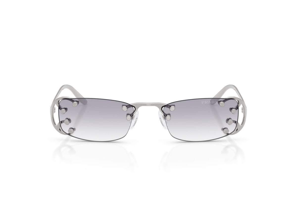 OCCHIALE DA SOLE DONNA | PRADA PR C57S - 28H40V ARGENTO NOUVEAU - CALIBRO 52