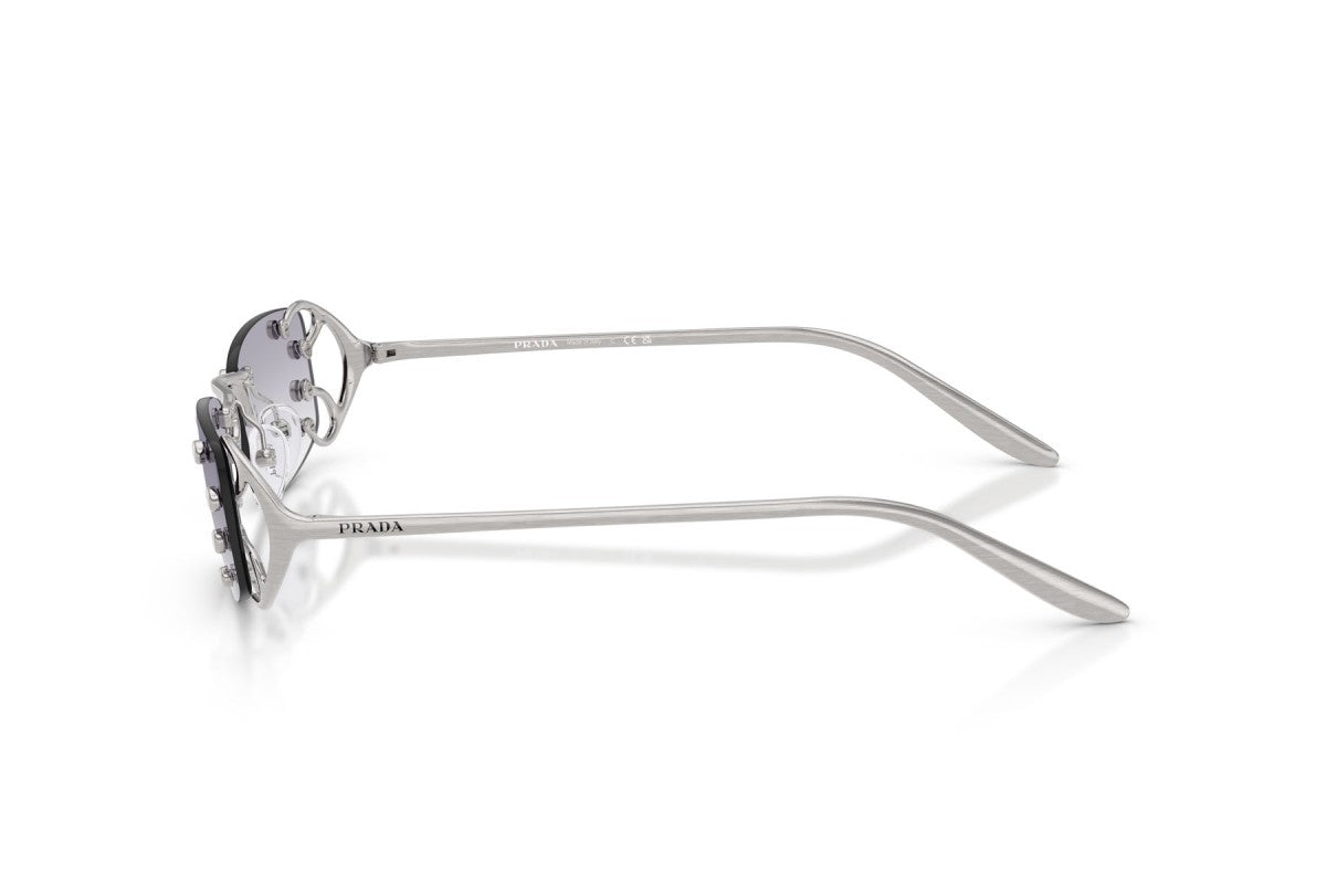 OCCHIALE DA SOLE DONNA | PRADA PR C57S - 28H40V ARGENTO NOUVEAU - CALIBRO 52