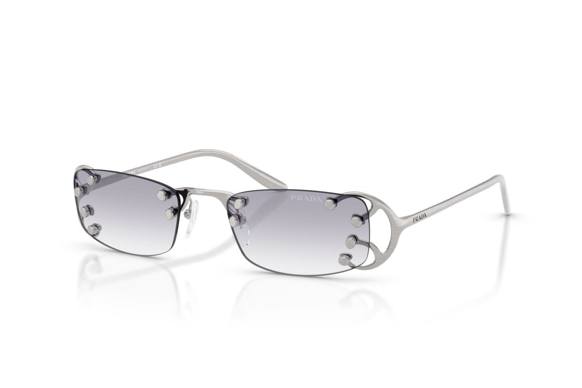 OCCHIALE DA SOLE DONNA | PRADA PR C57S - 28H40V ARGENTO NOUVEAU - CALIBRO 52