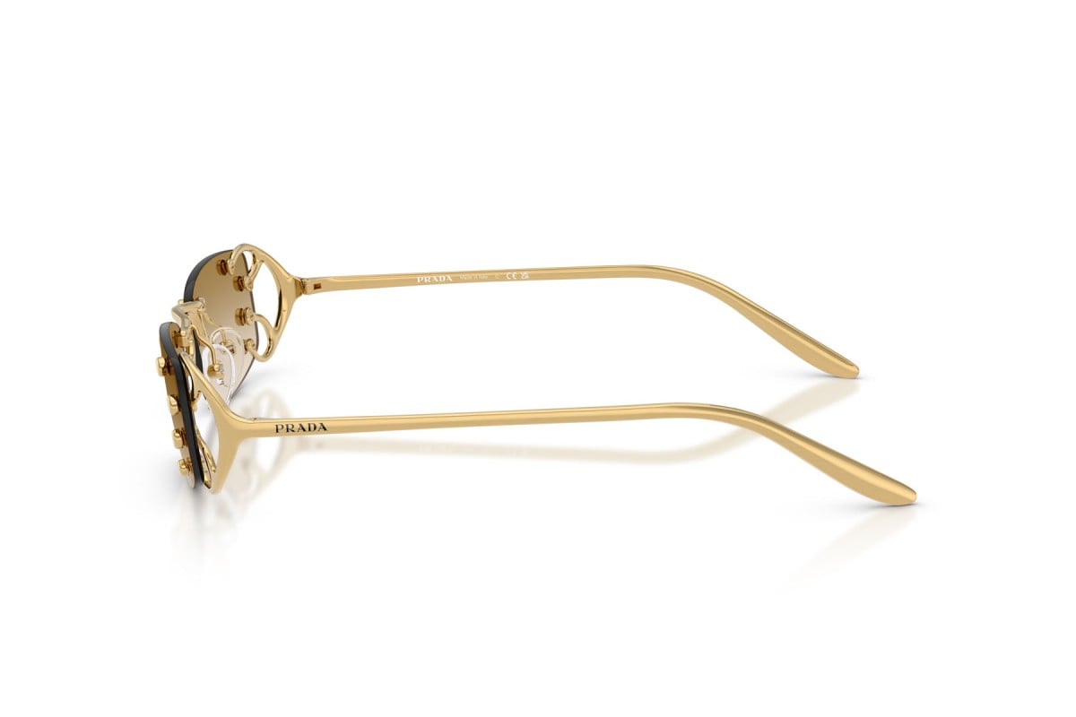 OCCHIALE DA SOLE DONNA | PRADA PR C57S - 29H30V ORO PALLIDO NOUVEAU - CALIBRO 52