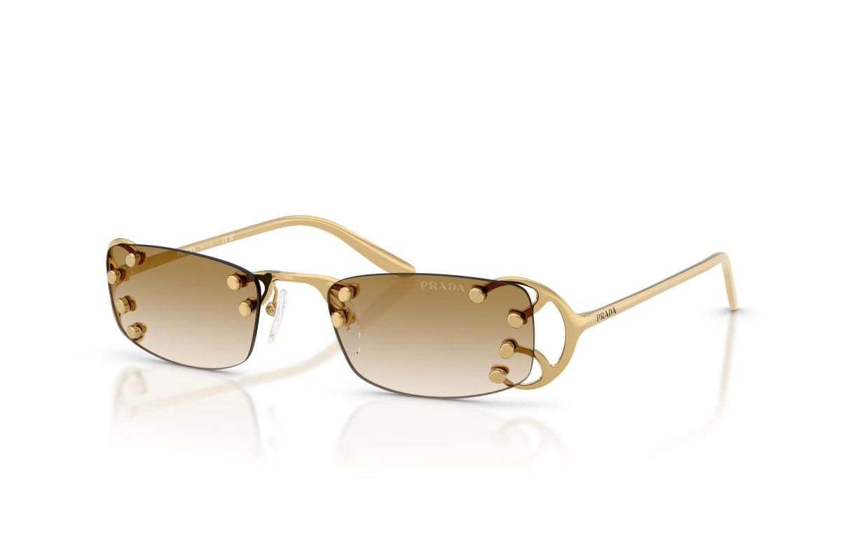 OCCHIALE DA SOLE DONNA | PRADA PR C57S - 29H30V ORO PALLIDO NOUVEAU - CALIBRO 52
