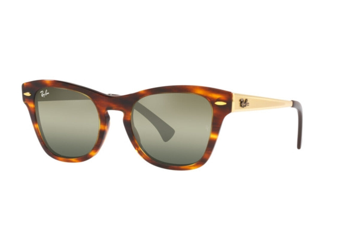 UNISEX SUNGLASSES RAY-BAN RB 0707SM - 954/G4 STRIPED HAVANA CALIBER 53 