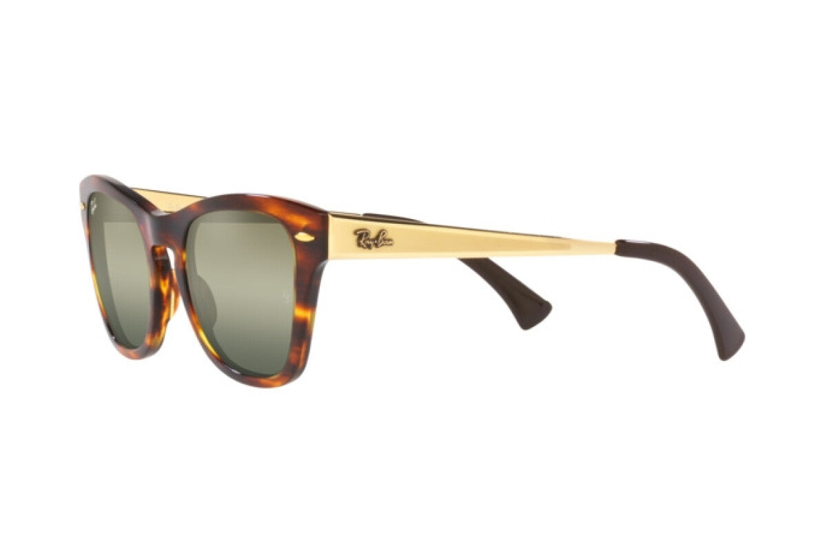 UNISEX SUNGLASSES RAY-BAN RB 0707SM - 954/G4 STRIPED HAVANA CALIBER 53 