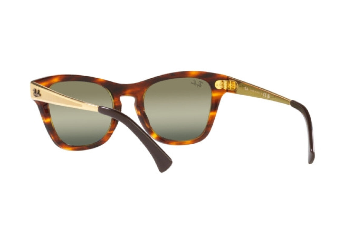 UNISEX SUNGLASSES RAY-BAN RB 0707SM - 954/G4 STRIPED HAVANA CALIBER 53 