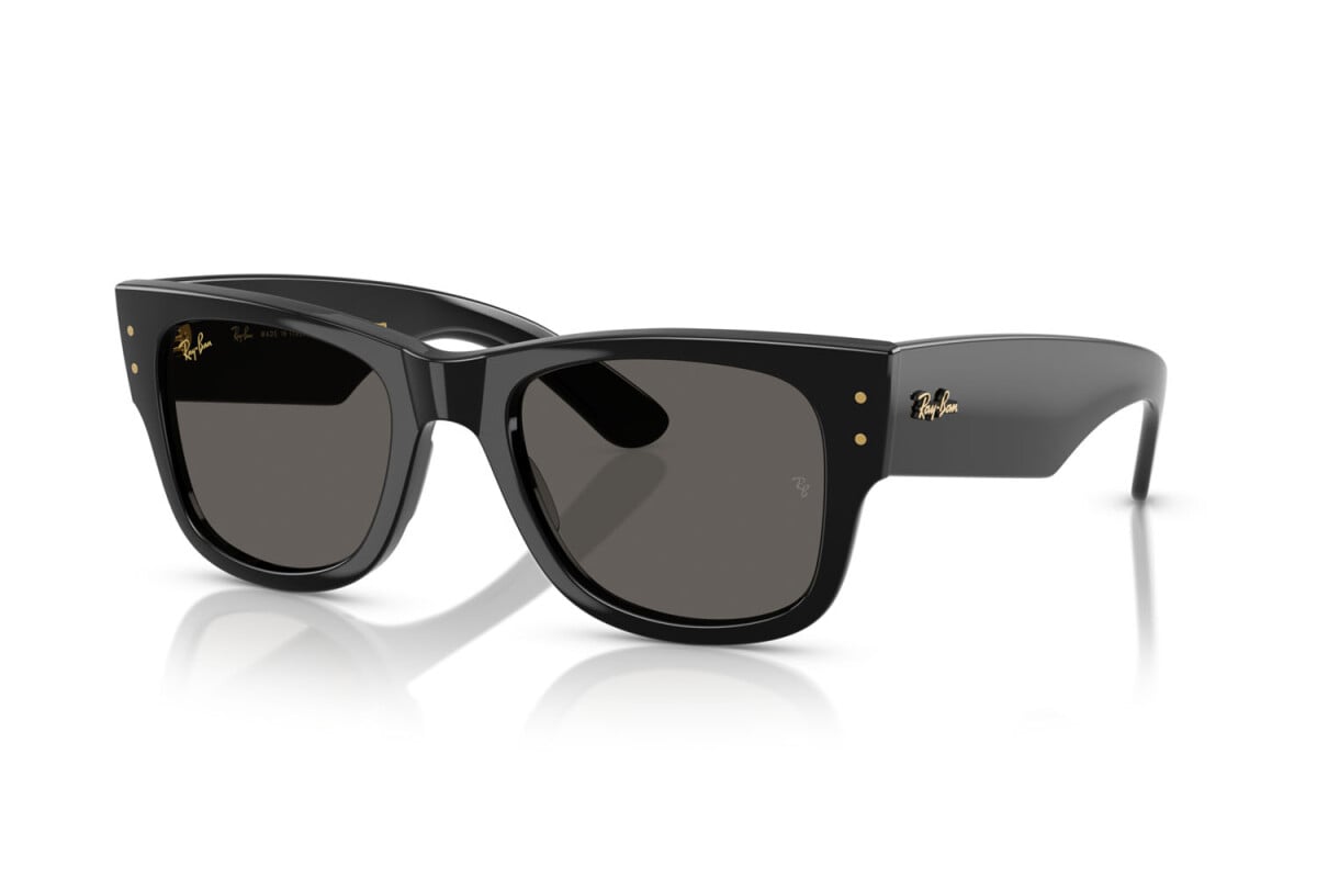 OCCHIALE DA SOLE UNISEX RAY-BAN RB 0840S - MEGA WAYFARER 6826J5 NERO - TAGLIA 51