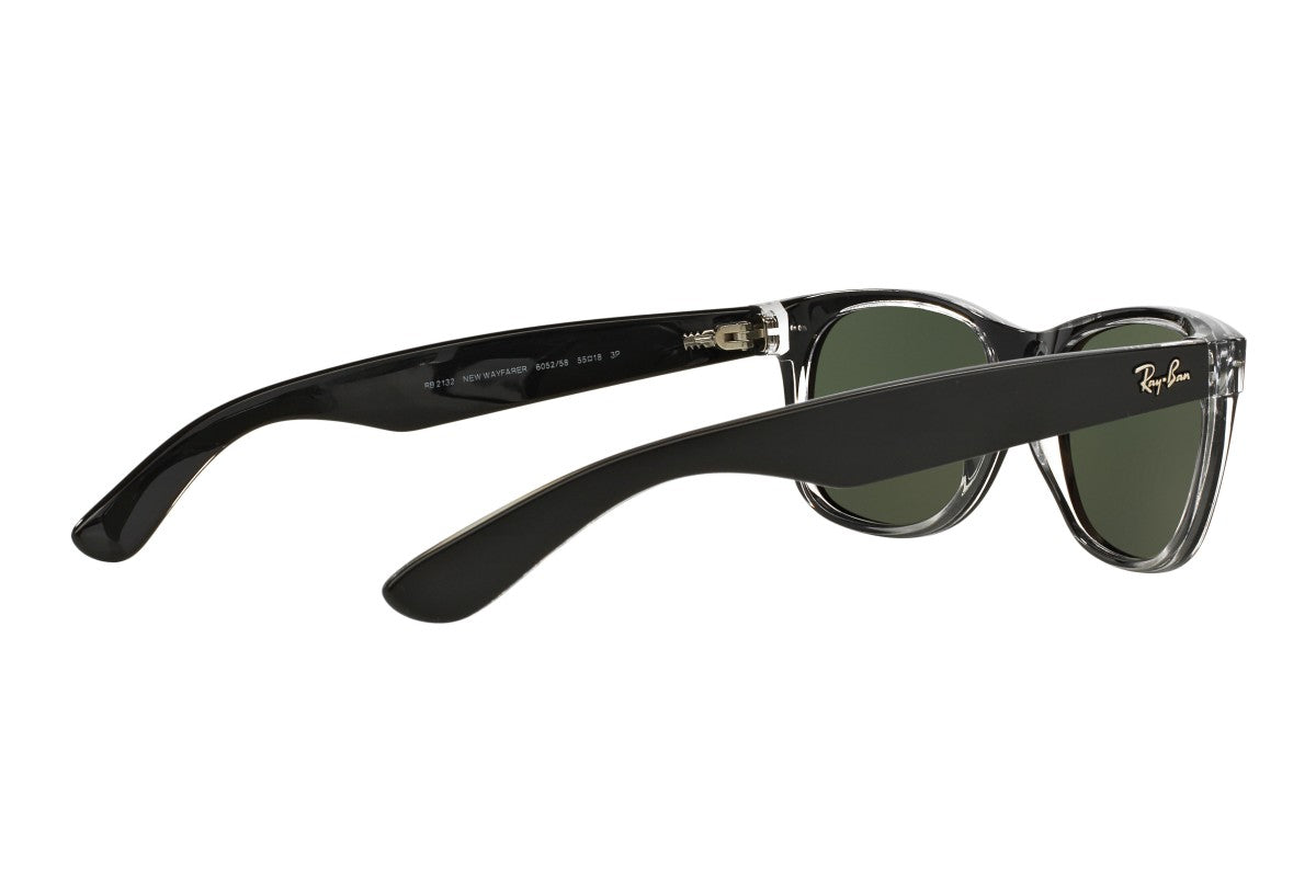 OCCHIALE DA SOLE UNISEX | RAY-BAN NEW WAYFARER RB 2132 - 605258 - CALIBRO 55