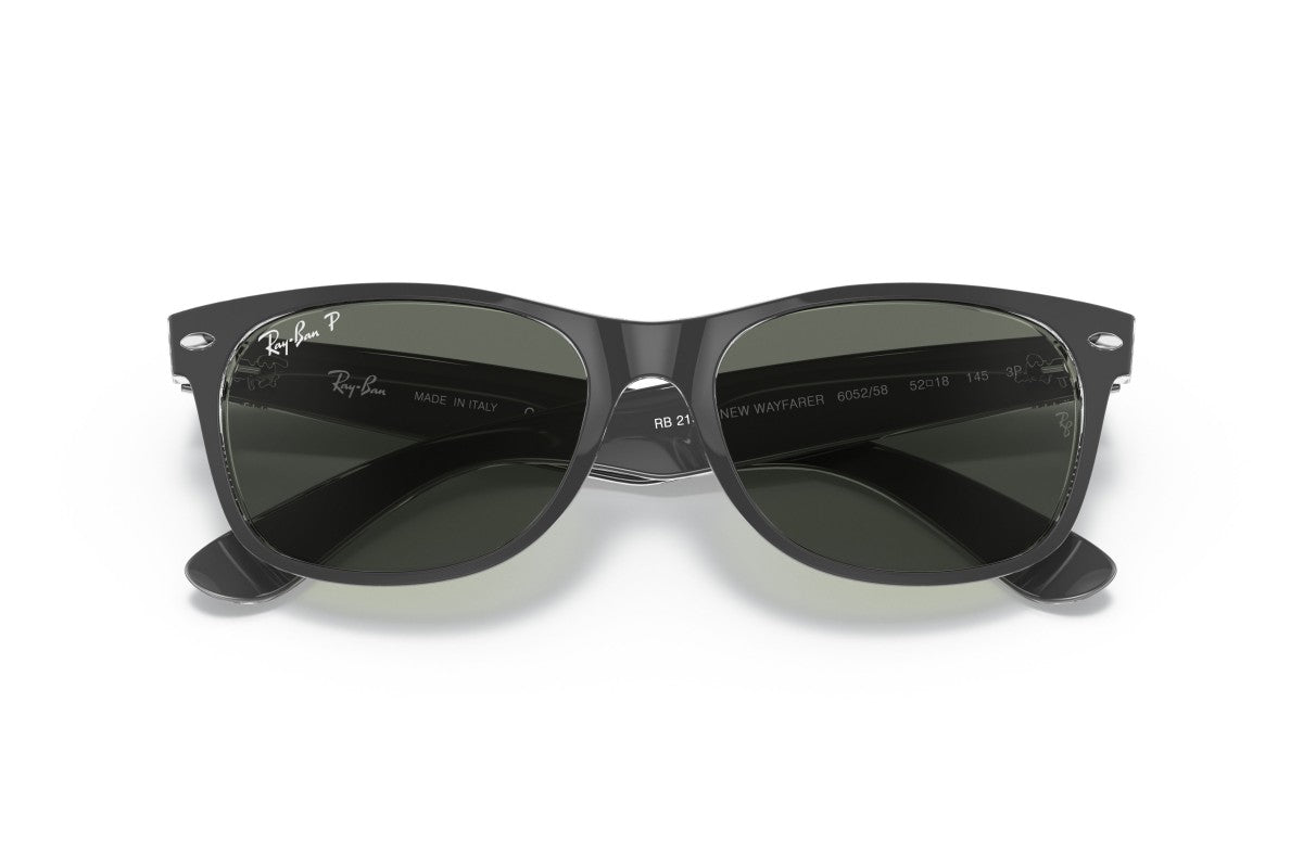 OCCHIALE DA SOLE UNISEX | RAY-BAN NEW WAYFARER RB 2132 - 605258 - CALIBRO 55