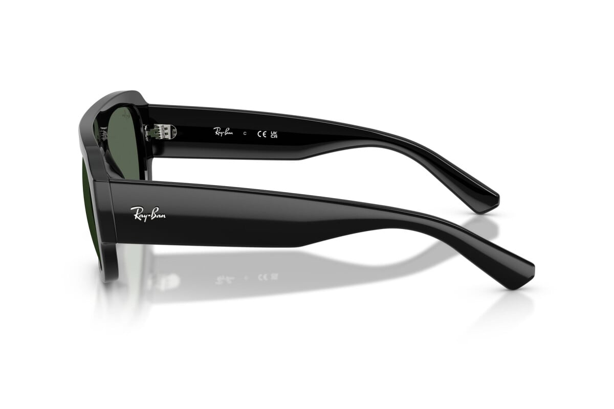 OCCHIALE DA SOLE UNISEX RAY-BAN RB RB 2218 - 667771 NERO - TAGLIA 55