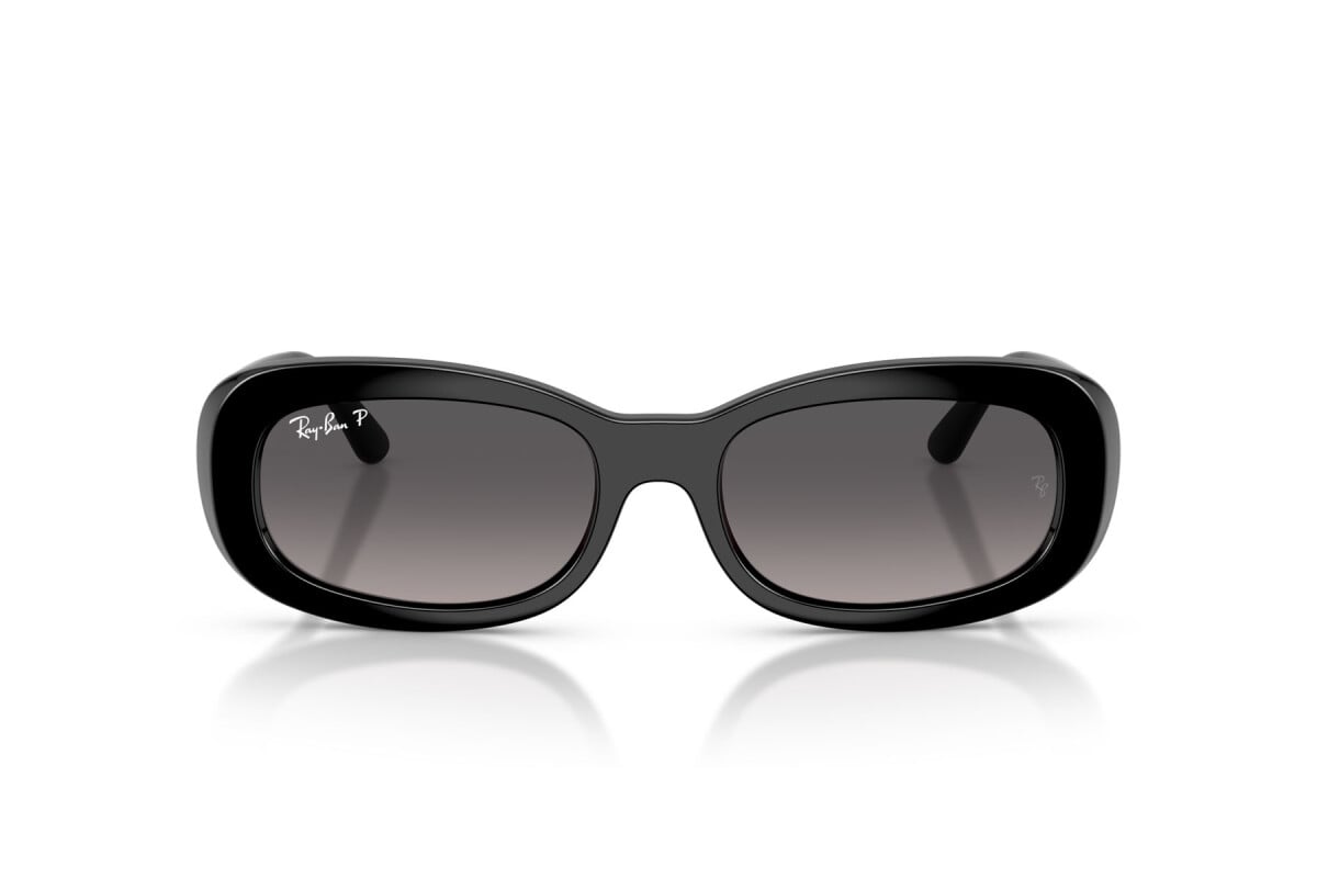 OCCHIALE DA SOLE UNISEX RAY-BAN RB RB 2221 - 901/M3 NERO - TAGLIA 56