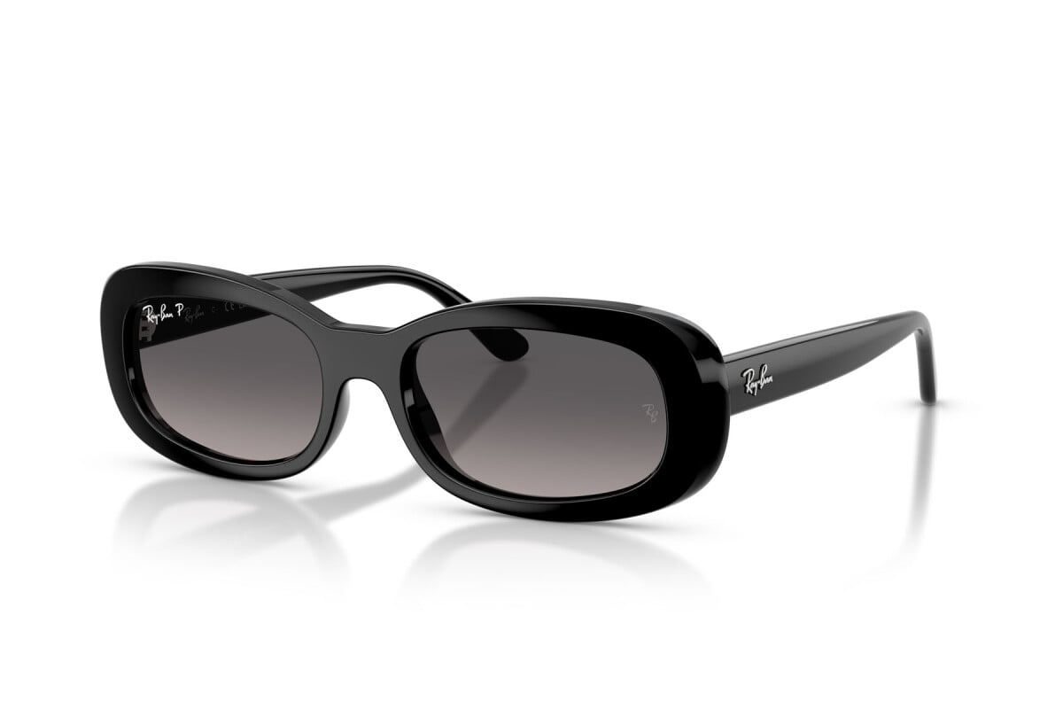 OCCHIALE DA SOLE UNISEX RAY-BAN RB RB 2221 - 901/M3 NERO - TAGLIA 56