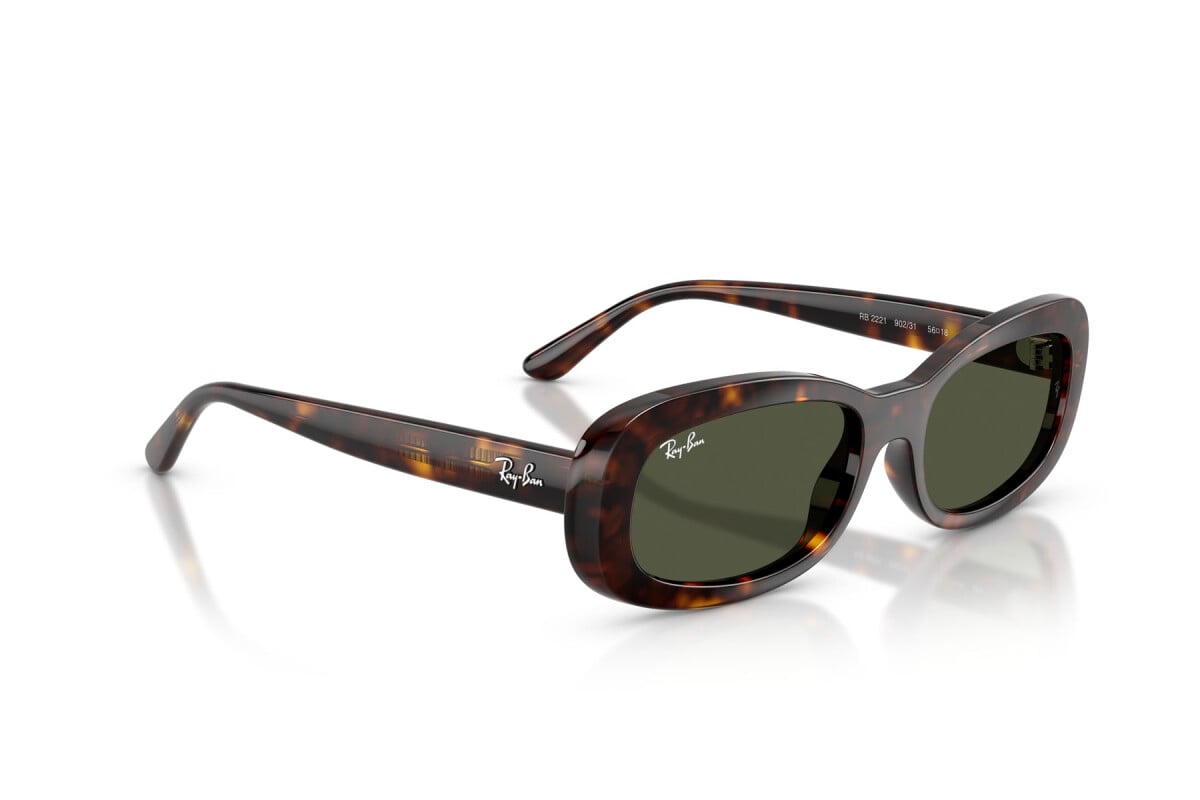 OCCHIALE DA SOLE UNISEX RAY-BAN RB RB 2221 - 902/31 L'AVANA - TAGLIA 56