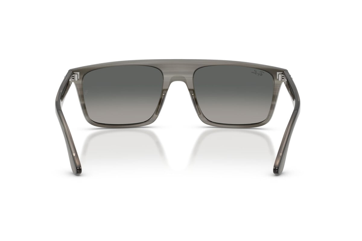 OCCHIALE DA SOLE UNISEX RAY-BAN RB 2222 - 143871 GRIGIO STRIATO - TAGLIA 55