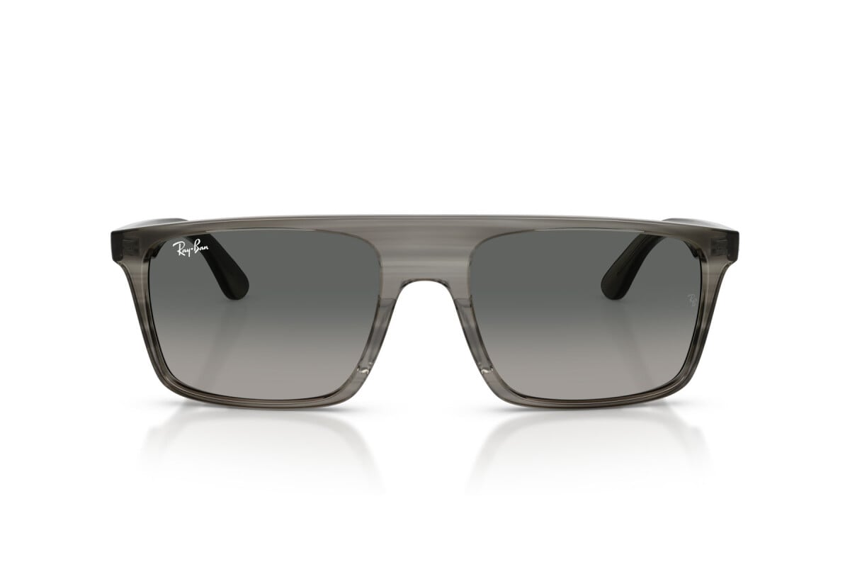 OCCHIALE DA SOLE UNISEX RAY-BAN RB 2222 - 143871 GRIGIO STRIATO - TAGLIA 55
