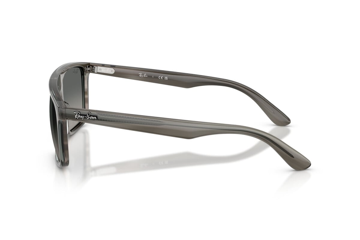 OCCHIALE DA SOLE UNISEX RAY-BAN RB 2222 - 143871 GRIGIO STRIATO - TAGLIA 55