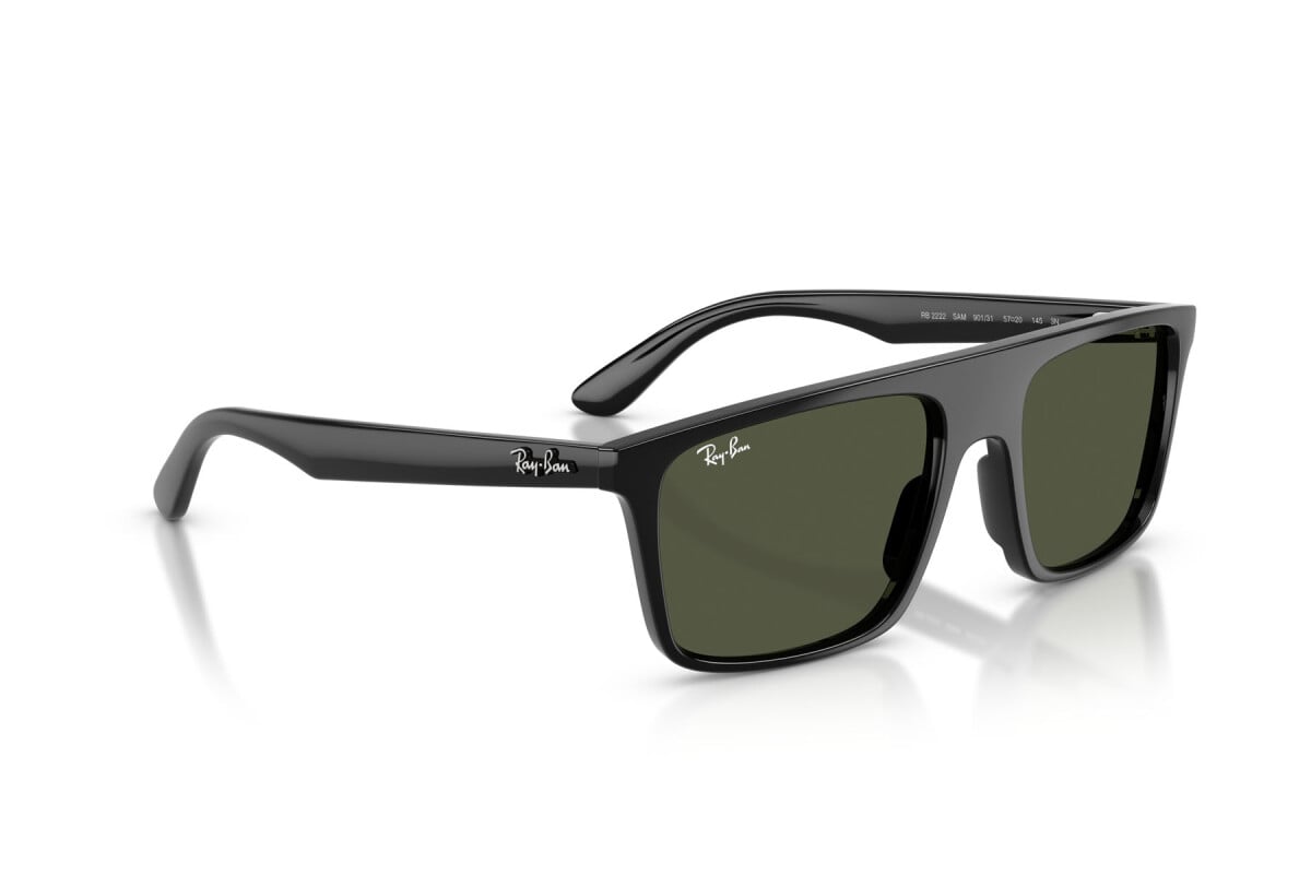 OCCHIALE DA SOLE UNISEX RAY-BAN RB 2222 - 901/31 NERO - TAGLIA 57