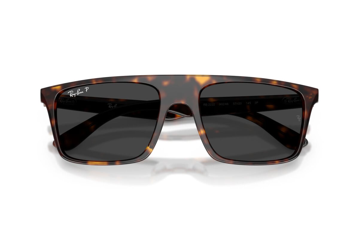 OCCHIALE DA SOLE UNISEX RAY-BAN RB 2222 - 902/48 L'AVANA - TAGLIA 55