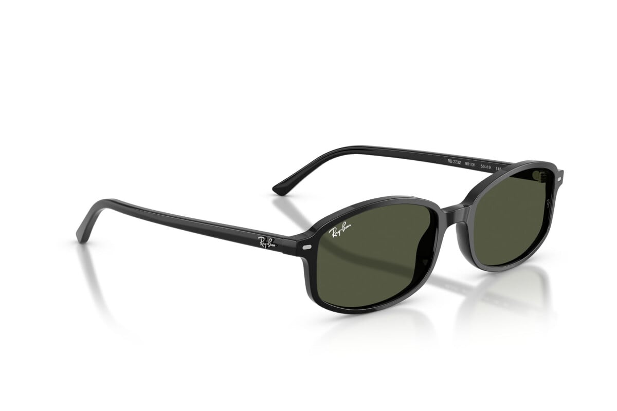 OCCHIALE DA SOLE UNISEX RAY-BAN RB 2232 - 901/31 NERO - TAGLIA 56