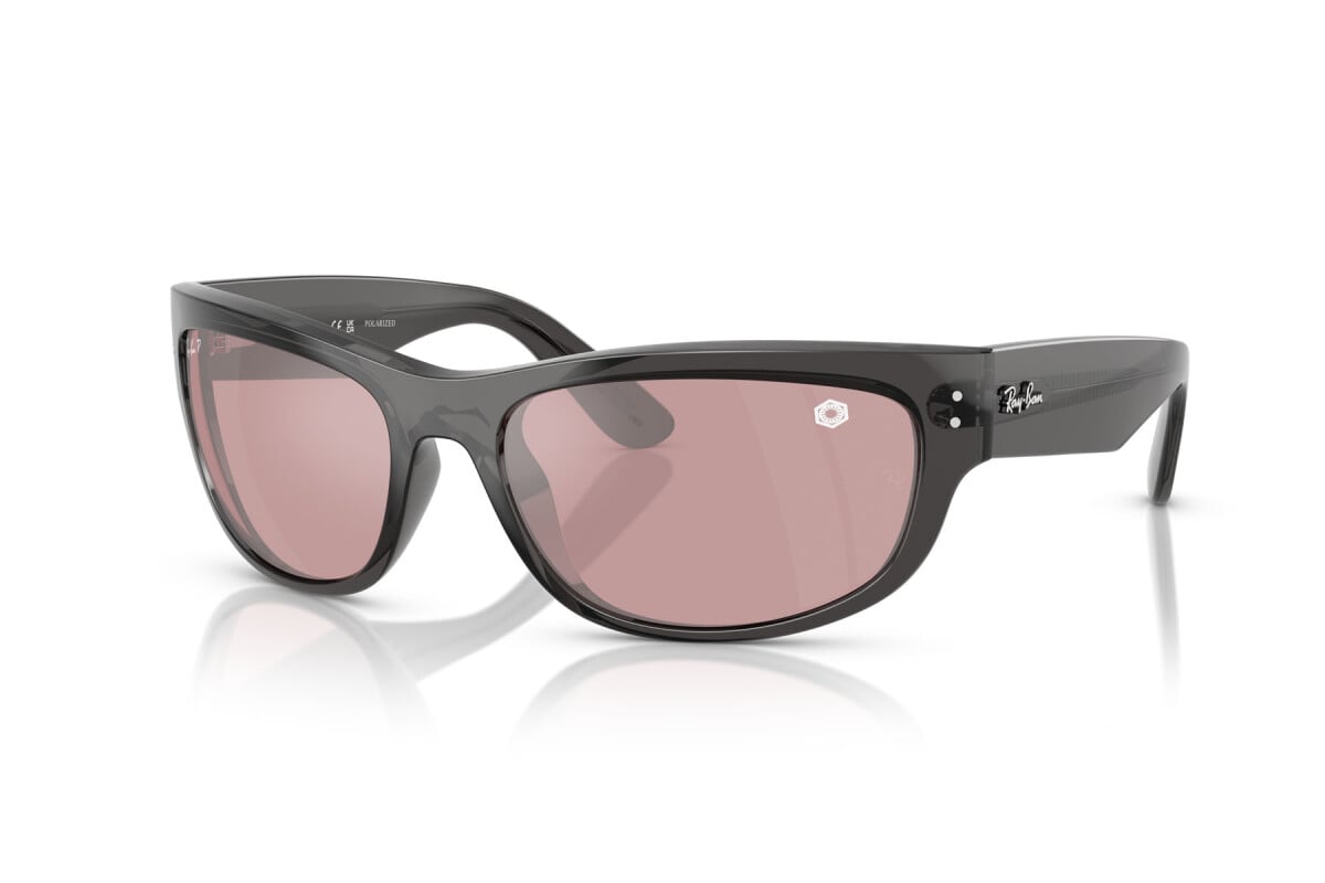 OCCHIALE DA SOLE UNISEX RAY-BAN RB 2289 - MEGA BALORAMA 14543E NERO TRASPARENTE - TAGLIA 63