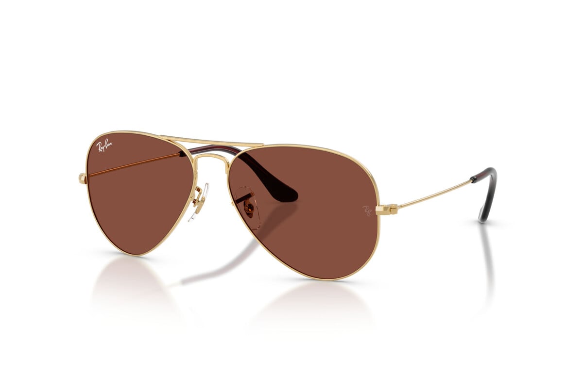 OCCHIALE DA SOLE UNISEX RAY-BAN RB 3025 - AVIATOR 001/C5 ARISTA GOLD - TAGLIA 62