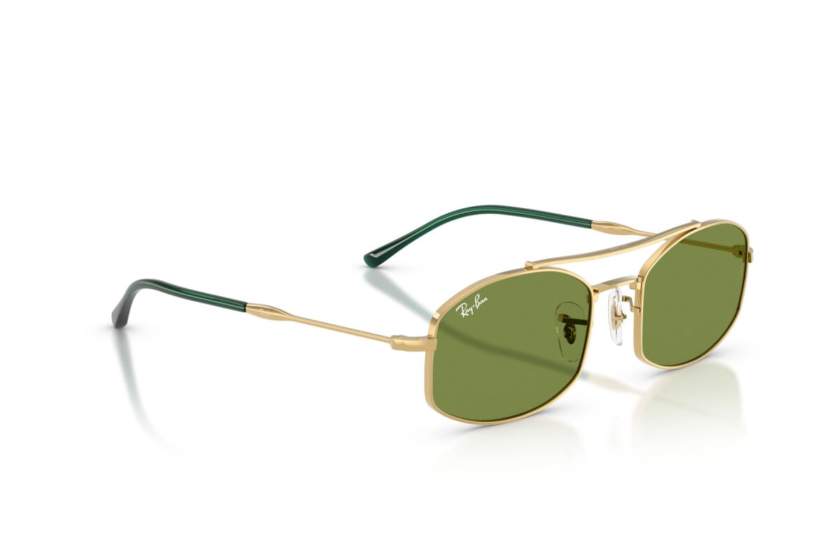 OCCHIALE DA SOLE UNISEX RAY-BAN RB 3719 - 001/4E ARISTA GOLD - TAGLIA 54