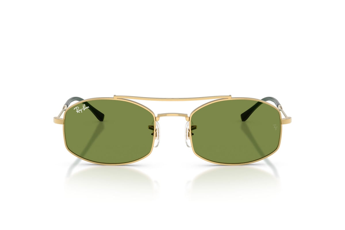 OCCHIALE DA SOLE UNISEX RAY-BAN RB 3719 - 001/4E ARISTA GOLD - TAGLIA 54
