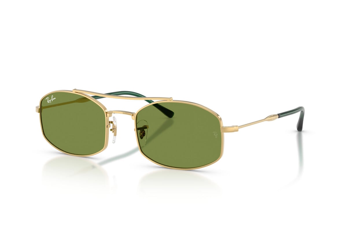 OCCHIALE DA SOLE UNISEX RAY-BAN RB 3719 - 001/4E ARISTA GOLD - TAGLIA 54