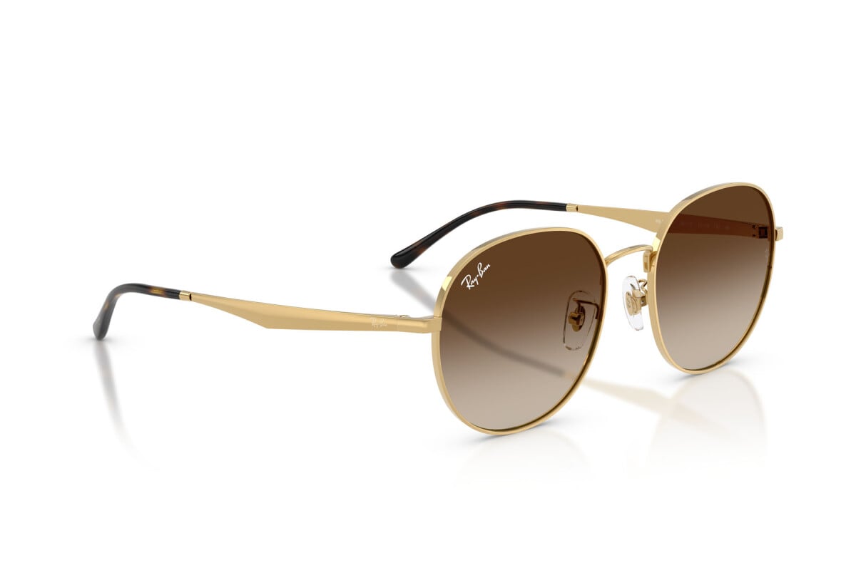 OCCHIALE DA SOLE UNISEX RAY-BAN RB 3727D - 001/13 ARISTA GOLD - TAGLIA 57