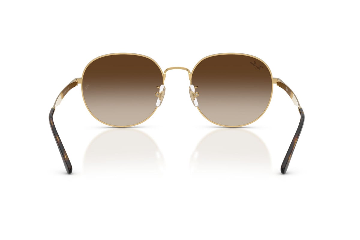 OCCHIALE DA SOLE UNISEX RAY-BAN RB 3727D - 001/13 ARISTA GOLD - TAGLIA 57