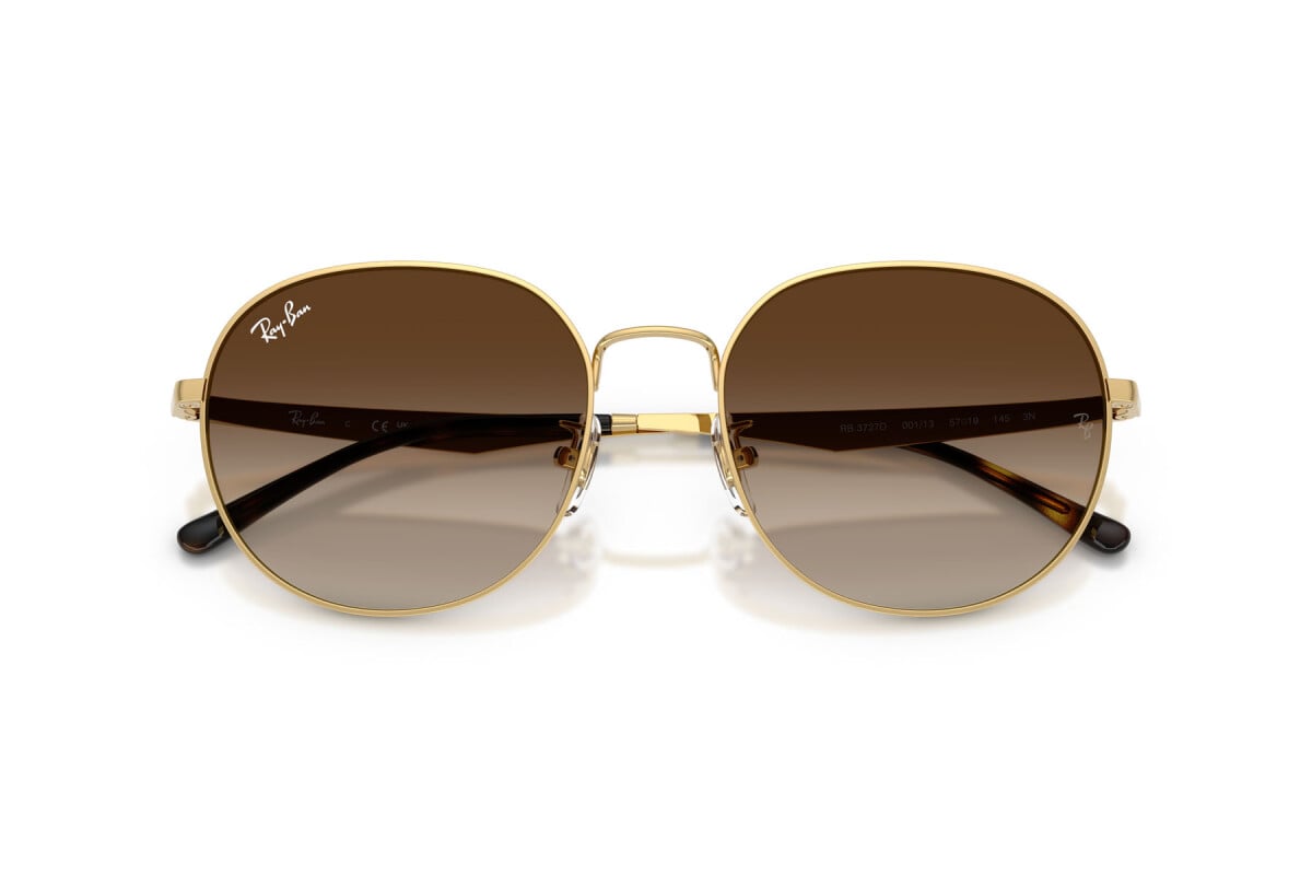 OCCHIALE DA SOLE UNISEX RAY-BAN RB 3727D - 001/13 ARISTA GOLD - TAGLIA 57