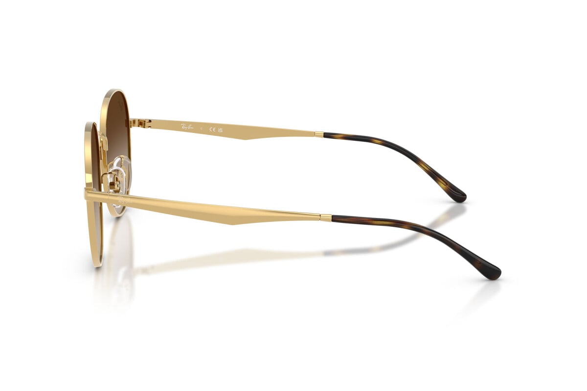 OCCHIALE DA SOLE UNISEX RAY-BAN RB 3727D - 001/13 ARISTA GOLD - TAGLIA 57